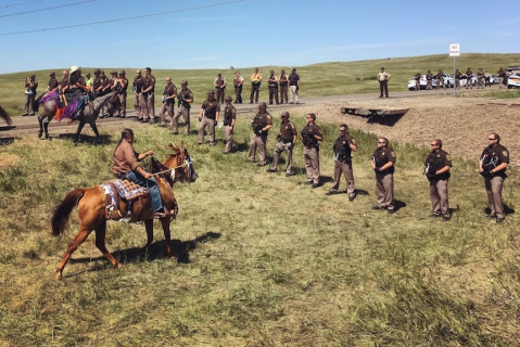 stand off at standing rock