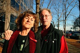 photo of Bill Ayers and Bernardine Dohrn