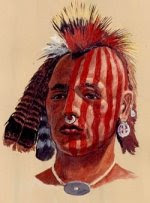 illustration of a native american