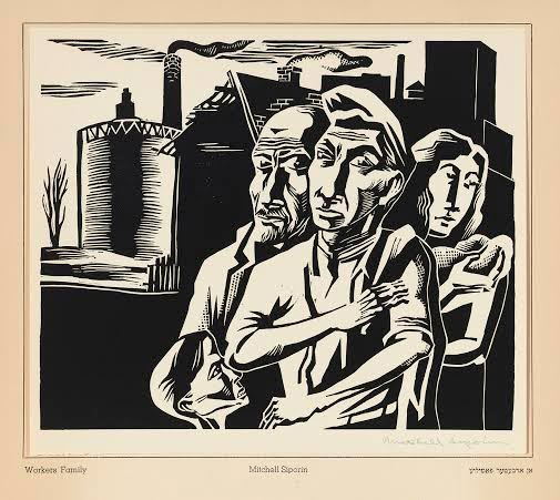 rad art Siporin, workers family