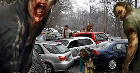 zombies and cars