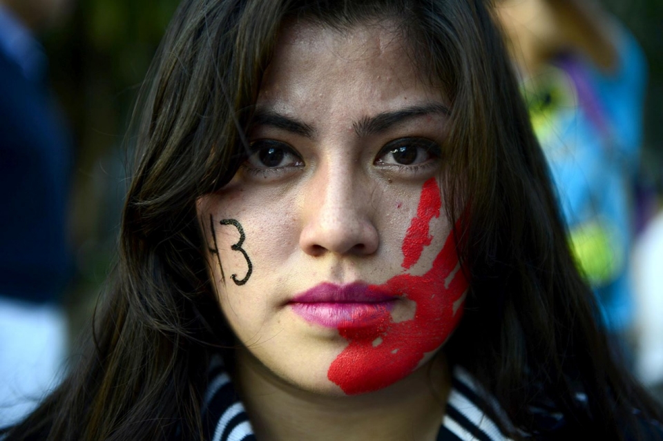 mexico city protester
