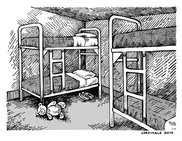 family detention cartoon